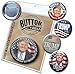 Marsh Enterprises Pack of 5 Donald Trump for President Campaign Buttons