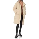 Amazon Essentials Women's Oversized Long Hooded Insulated Puffer Jacket (Available in Plus Size)