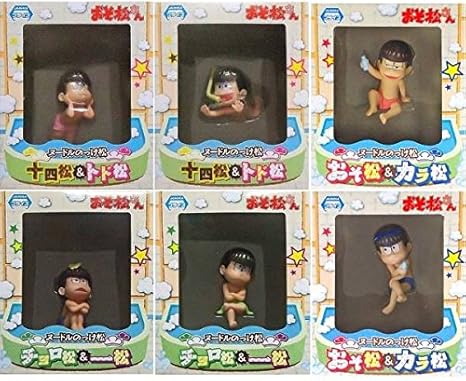 Amazon セガ おそ松さん ヌードルのっけ松フィギュア 全6種セット トド松 カラ松 一松 十四松 おそ松 チョロ松 ぬーどるストッパー フィギュア ドール 通販