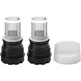 H98-510-S tankless Water Heater Filter Kit for Rinnai tankless Water Heater (2 Tankless Water Heater Inlet Screen Assemblies+1 Filter Removal Tool）