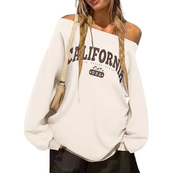 【DIANTÉ】 LOGO OFF-SHOULDER SWEAT TOPS CARB-YD694-GREY-23SM-Short-