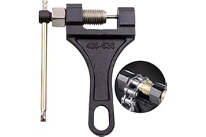 3DSKY Chain Breaker #420-530, Heavy Duty Chain Breaker Riveting Tool, Chain Removal Pin Link Splitter Motorcycle Accessories Fit for Bike Bicycle ATV Dirt Pit Quad Go Kart Scooter Tractor Chain Break