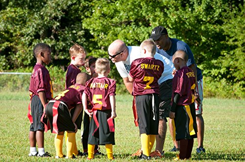 Team Edition Flag Football Set for 24 Players - Includes Durable Flag Belts and Flags, Cones, Bean Bag, Carrying Backpack, and Football - Huge 67 Piece Complete Set