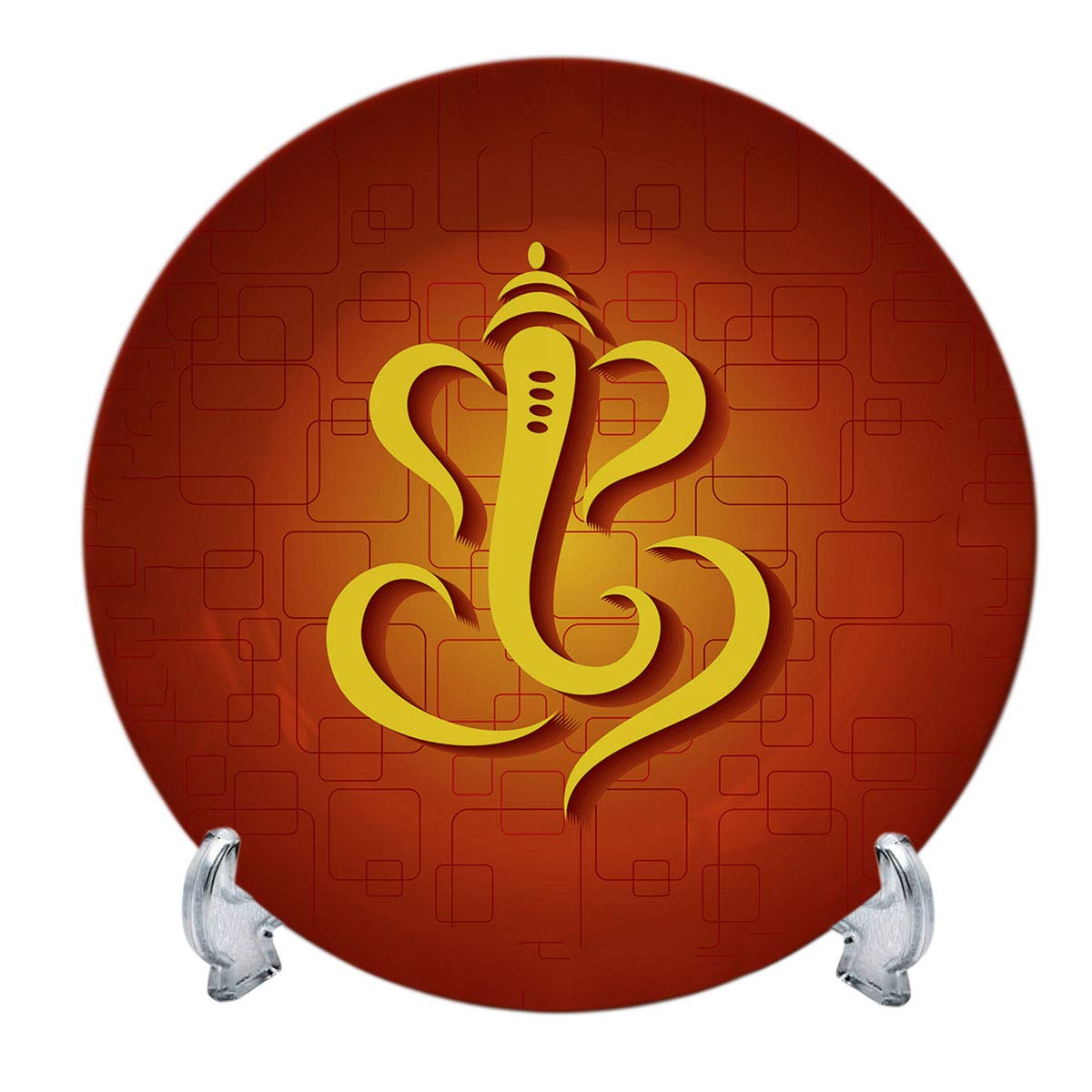 buy sra wall plates handcrafted 3d ceramic designer decorative plate with stand hook for hanging online at low prices in india amazon in buy sra wall plates handcrafted 3d