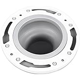 Toilet Flange Repair Kit, Universal Toilet Flange Fits for 4 and 5 or Special 3 Drain Pipe, Toilet Repair and Easy Install, C