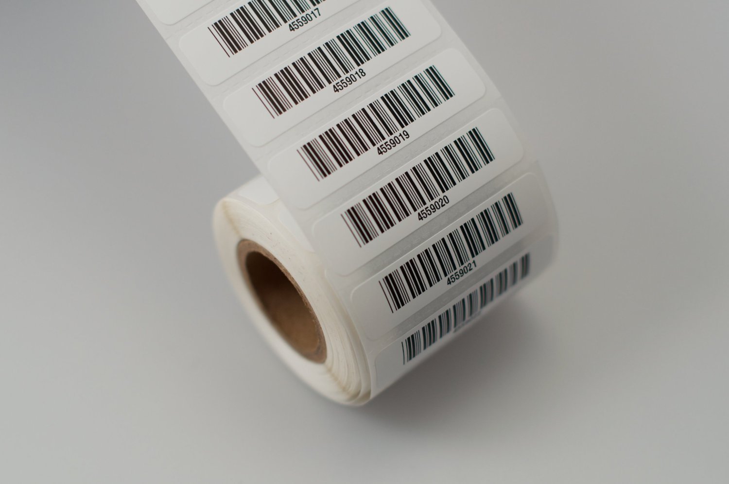 IntelliScanner Asset Tags - Pre-Printed Barcode Labels (Roll of 500