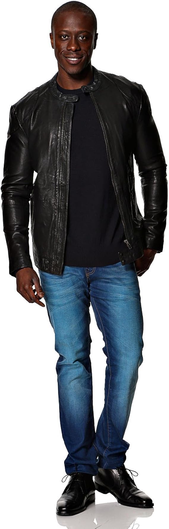 napp jeans leather jacket
