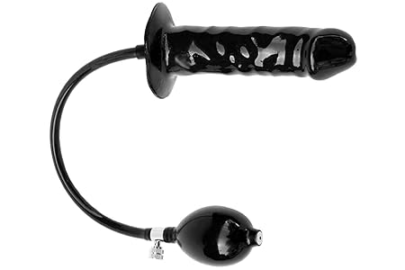 Latex Aufblasbarer fester Dildo mit weichem Kern