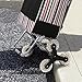 80 lbs Heavy Duty Folding Hand Truck & Dolly, Assisted Hand Truck Luggage Cart for Personal, Moving, Travel and Shopping Use