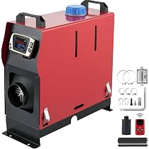 VEVOR Diesel Heater 12V Diesel air Heater Muffler 5KW Diesel Air Heater  with Remote Control u0026 LCD Thermostat Monitor for Car Trucks Motor-Home Boat  and Bus : Amazon.ca: Automotive