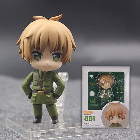 Amazon Co Jp アニメキャラクタースタチューヘタリアaxis Powers Ukアーサーカークランドqバージョン粘土箱入り手作りモデル車の装飾中央制御車の室内装飾 Toys