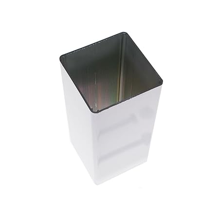 White 2 25m Self Supporting Roof Eaves Support Post Aluminium Box