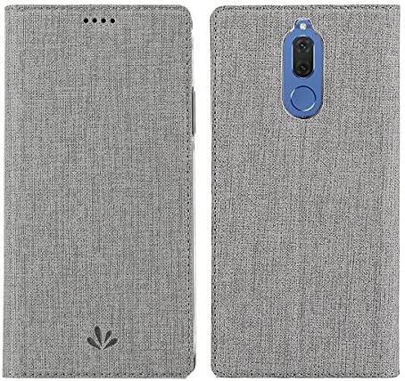 MEIRISHUN Huawei Mate10 Lite / Nova 2i Case, PU Leather Flip Card Slots Kickstand Wallet Phone Case Cover For Huawei Mate10 Lite / Nova 2i - Gray