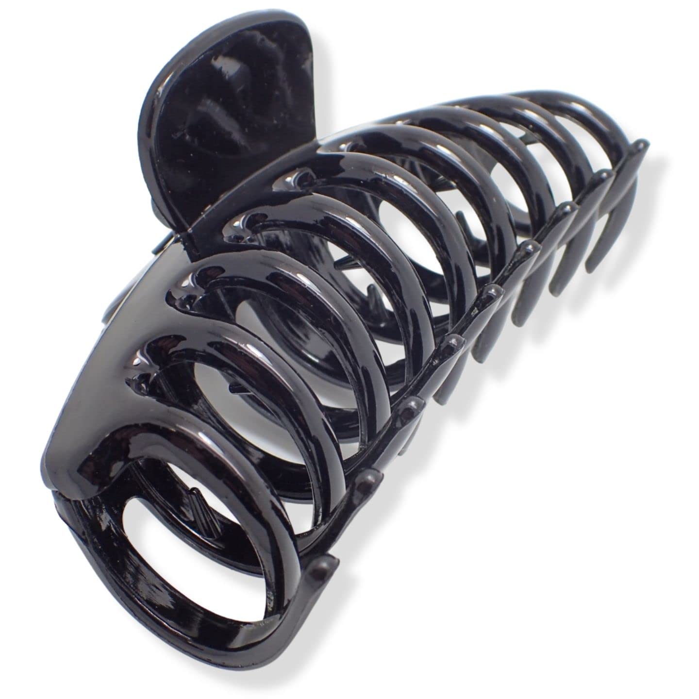 Topkids Accessories 11cm/4.3" Hair Claw Clips for Women, Hair Accessories for Women Hair Clip Hair Clips for Thick Hair Claws (Black)
