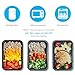 Meal Prep Containers, [25Pack] Reusable-Disposable 1 Compartment Food Prep Containers, Food Storage Containers, Food Containers Meal Prep - BPA Free, Stackable/Microwave/Freezer Safe (26oz)