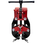 Alwalkee 1-2.5" Heavy Duty Pipe Welding Alignment Clamp | Shatterproof T-handle &amp; hardened pins. Secure 1-2.5" gap-free grip. Essential pipe welding &amp; fit-up clamp tool.