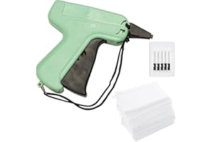 KIIDAS Standard Clothing Tagging Gun Kit - Clothes Labeler with Fasteners and Needles, Ideal for Retailers and Manufacturers,