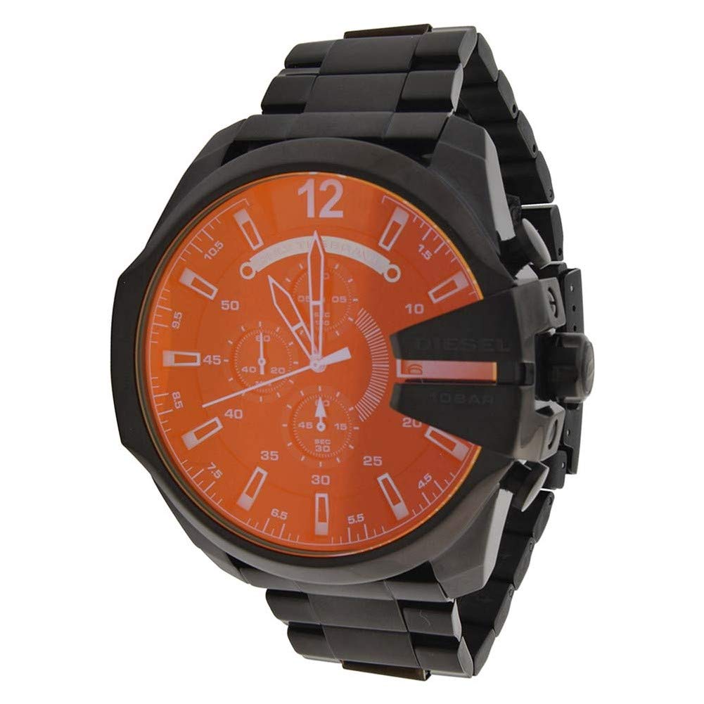 Diesel Chief Series Men's Chronograph Watch with Silicone, Stainless Steel or Leather Strap