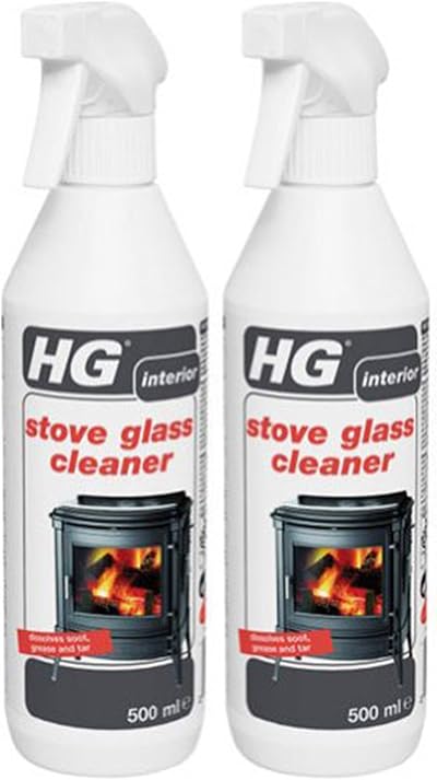 HG Stove Glass Cleaner 500ml Pack of 2