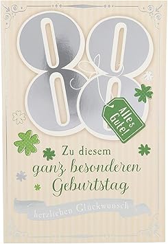 Depesche 5698 110 Carte D Anniversaire Musicale 88 Ans Amazon Fr Jeux Et Jouets