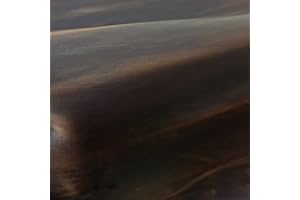 JZBVAN Crazy Horse Tan Leather, Leather Sheets, Tooling Leather for Crafts, Grade A 3-4 OZ Cow Leather Squares Scraps Hides Dark Brown 12"×24"