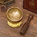 Moukey Tibetan Singing Bowl 3.2 Inch Meditation Gong Zen Yoga Bowl Set With Wooden Striker And Cushion Pillow