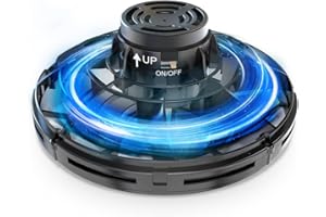 GESUNDHOME Hand Operated Mini Drones, Fidget Flying Spinner with Lights, UFO Drone Flying Toys, Cool Stuff Gadgets Christmas Birthday Gifts for Boys Girls Teens 8 9 10 11+