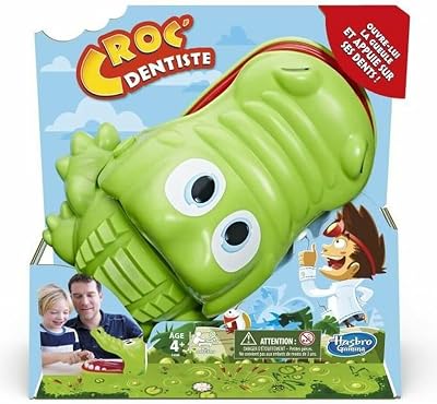 Hasbro Croc' Dentiste – Brettspiel für Kinder – lustiges Spiel – französische Version