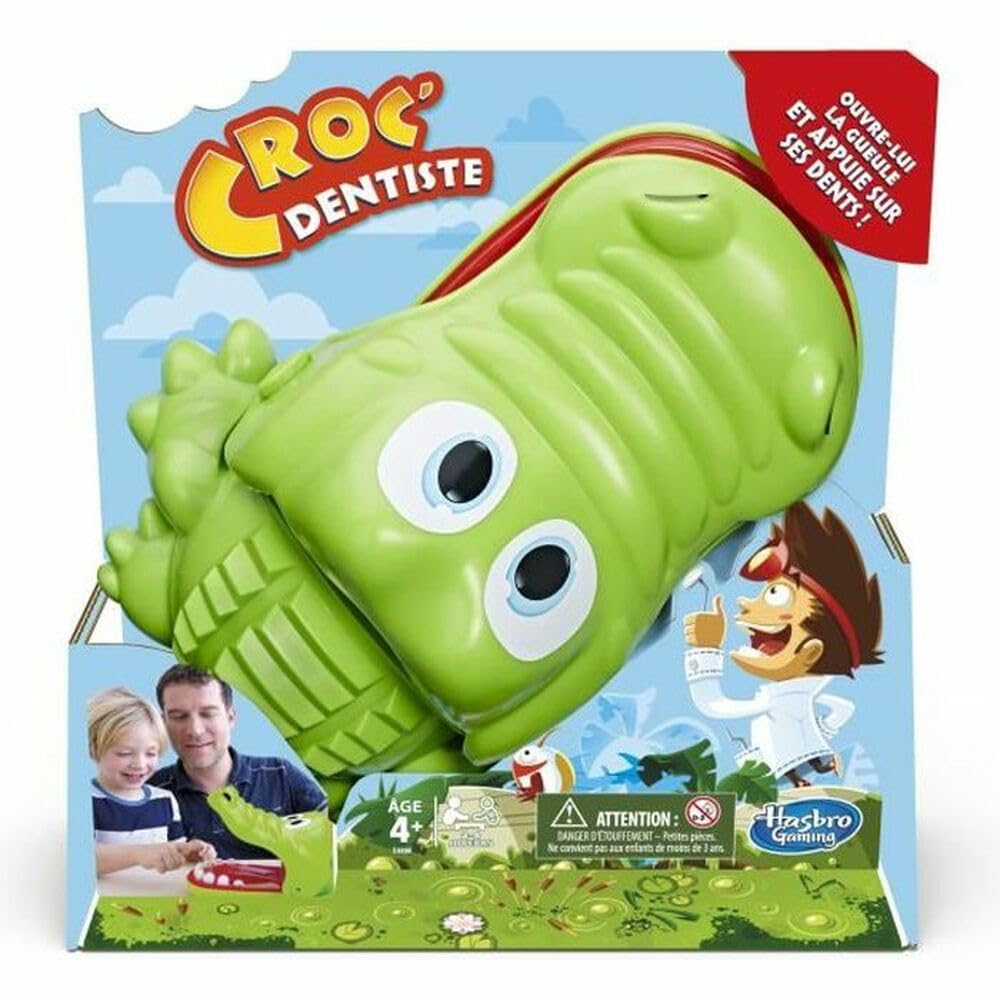 Hasbro Croc' Dentiste – Board Game for Children – Fun Game – French Version