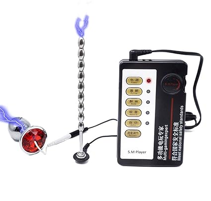 Electroestimulación sexual, anal uretral, enchufe de pene eléctrico ...