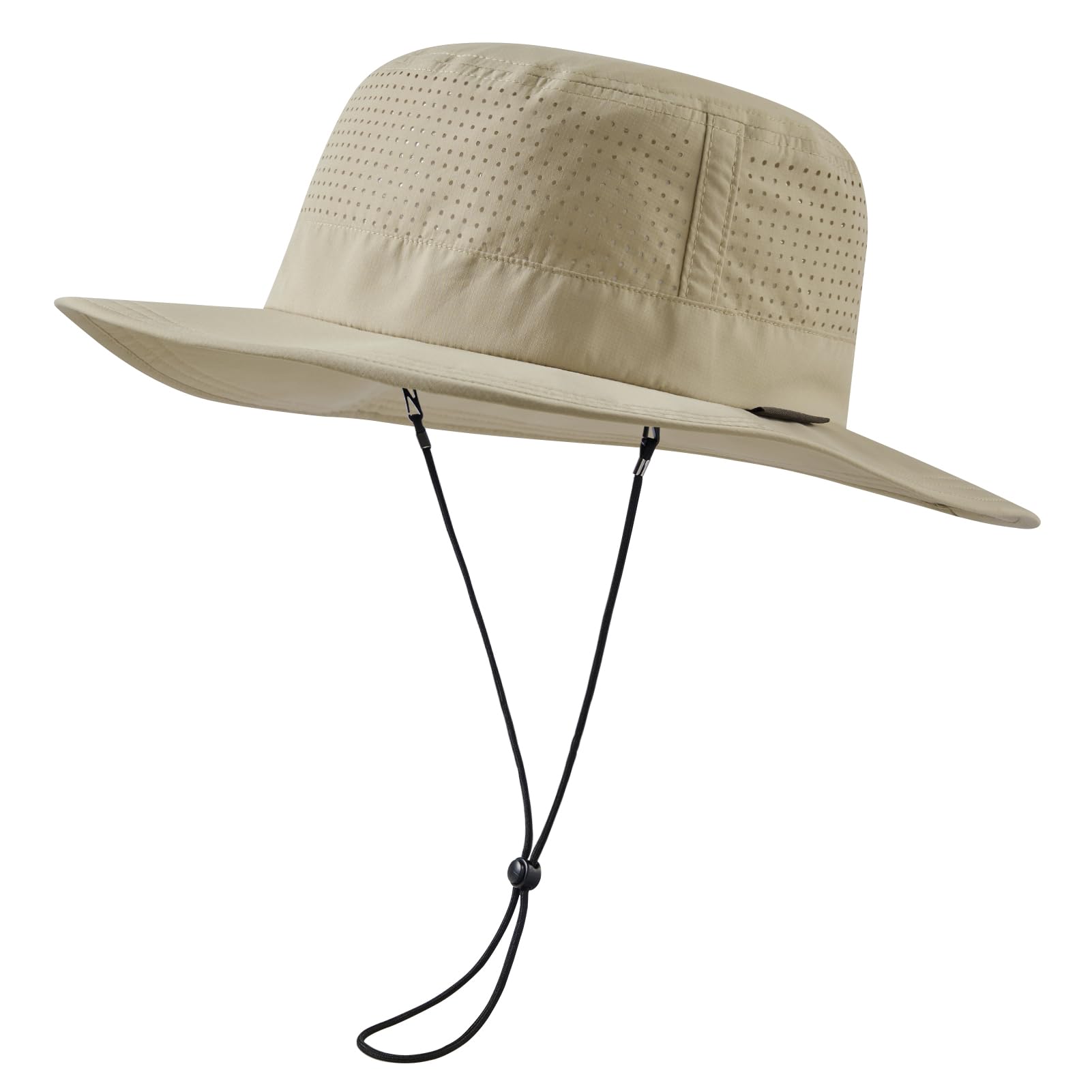 Photo 1 of UVSAI UPF 50+ Bucket Sun Hat with Laser Perforated Mesh Cooling Adjustable Breathable Lightweight for Outdoor Men Women Khaki