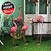YOUKI Metal Pink Flamingos Yard Ornaments Flamingos Outdoor Garden Decoration Flamingo Yard Decor high 25.6 inches