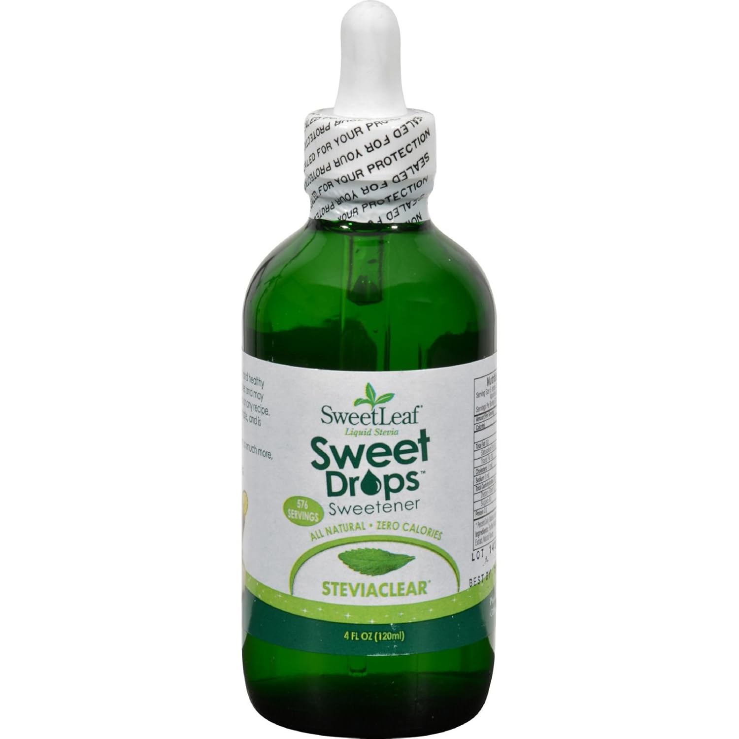 SweetLeaf Sweet Drops Liquid Stevia Sweetener, SteviaClear, 4 Ounce eBay