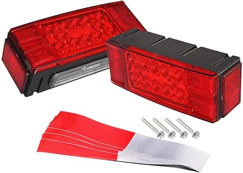 Amazon Com Partsam 12v Led Submersible Low Profile Rectangular