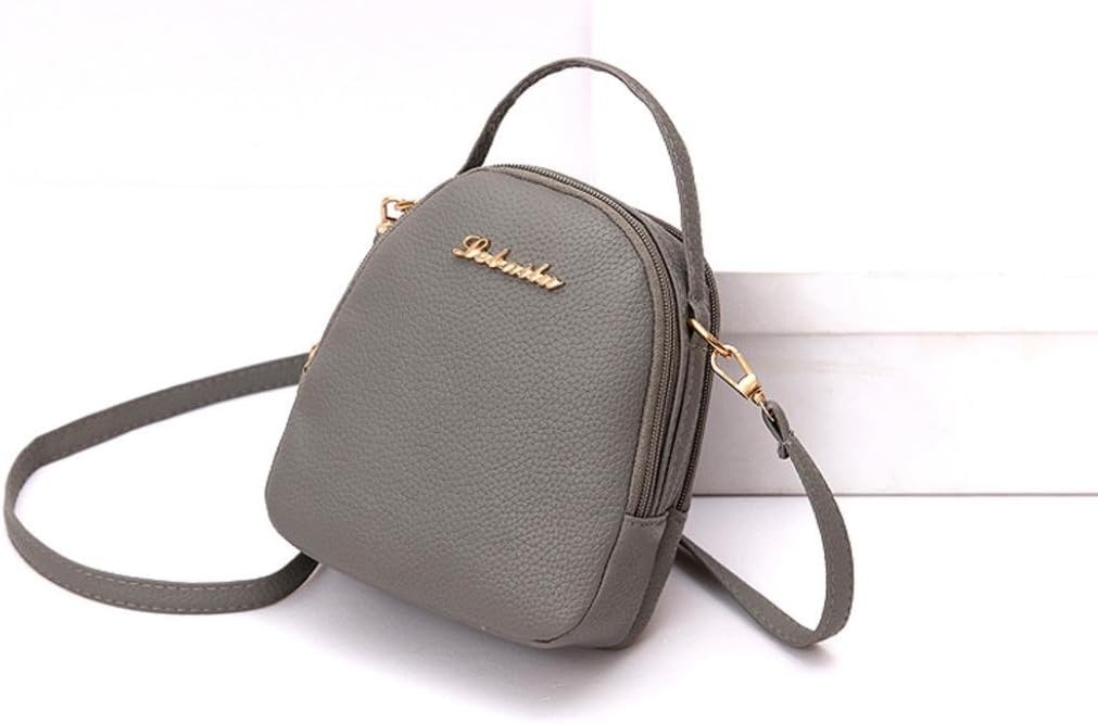 FitfulVan Clearance! Hot sale! Bags, FitfulVan Women Casual Small Style Rucksacks Shopping Bag Soft Shoulder Bags Crossbody Bag (Gray)