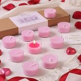 Lavender Scented Tealight Candles – 14 Pack, 100% Pure Palm Wax, 6-Hour Burn, Purple Aromatherapy Tea Lights for Relaxation, Spa, Meditation, Bedroom, Clean Burn & Smokeless