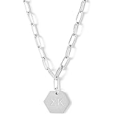 Sorority Shop Sigma Kappa Necklace- Silver Plated Paperclip Necklace, Long-Lasting Sigma Kappa Gifts for Women