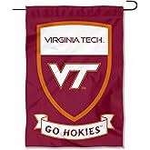 VA Tech Hokies Shield Garden Flag
