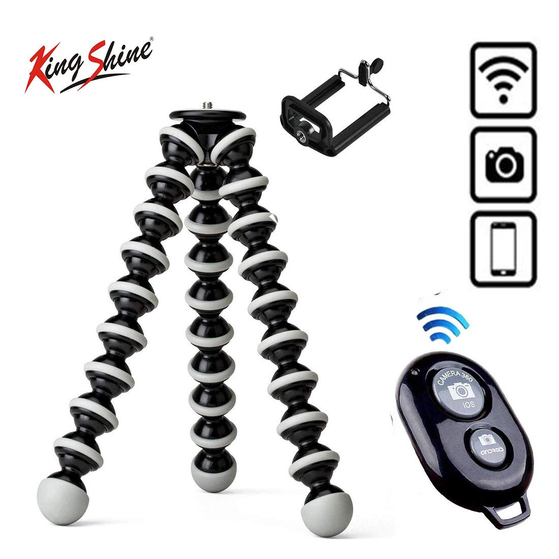 Buy King shine Gorilla Tripod TIK tok Stand for Mobile Phone with