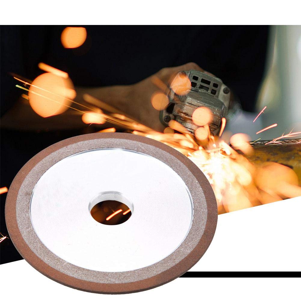 Muela Abrasiva De Diamante 100 Mm – Grano 180, Para Afilar Cuchillos De Aleación Y Hojas De Sierra