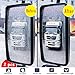 Anti Fog Film Car Rear View Mirror Waterproof Film Protective Film Anti Glare Rain-Proof Anti Water Mist, HD Nano Film Anti-Glare,Anti-Scratch,Rainproof