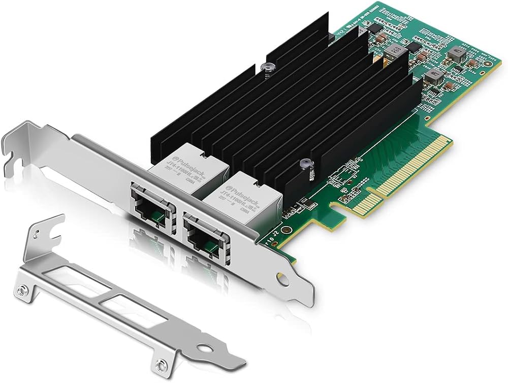 NICGIGA 10Gb Dual LAN Base-T PCIe Network Card Intel X540 RJ45 Ports Win Linux