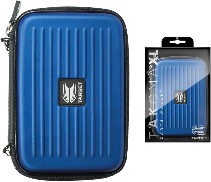 Target Darts Takoma XL Darts Wallet, Blue, Darts Case Holds 6 Darts