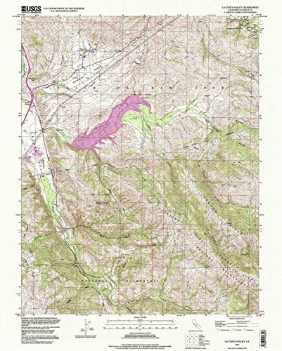 La Costa Valley CA topo map, 1:24000 scale, 7.5 X 7.5 Minute, Historical, 1996, updated 1999, 26.8 x 21.5 IN - Paper