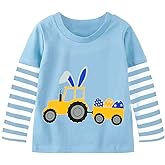 Little Hand Kids Easter T-Shirt Toddler Easter Egg Tee Long Sleeve Shirt