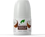 Dr Organic Coconut Oil Deodorant Aluminium Free 50ml Natural Vegan