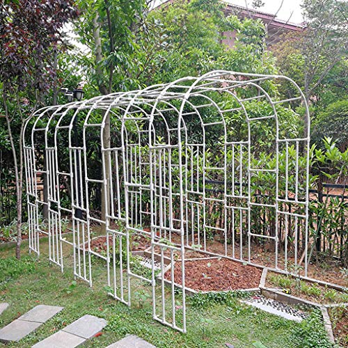 AAQQ Rosenbogen, Gartenwachstumsunterstützung, Metallgitter, Wetterfest, Gartenlaube, Geeignet für Orte Wie Innenhöfe… – Bild 4
