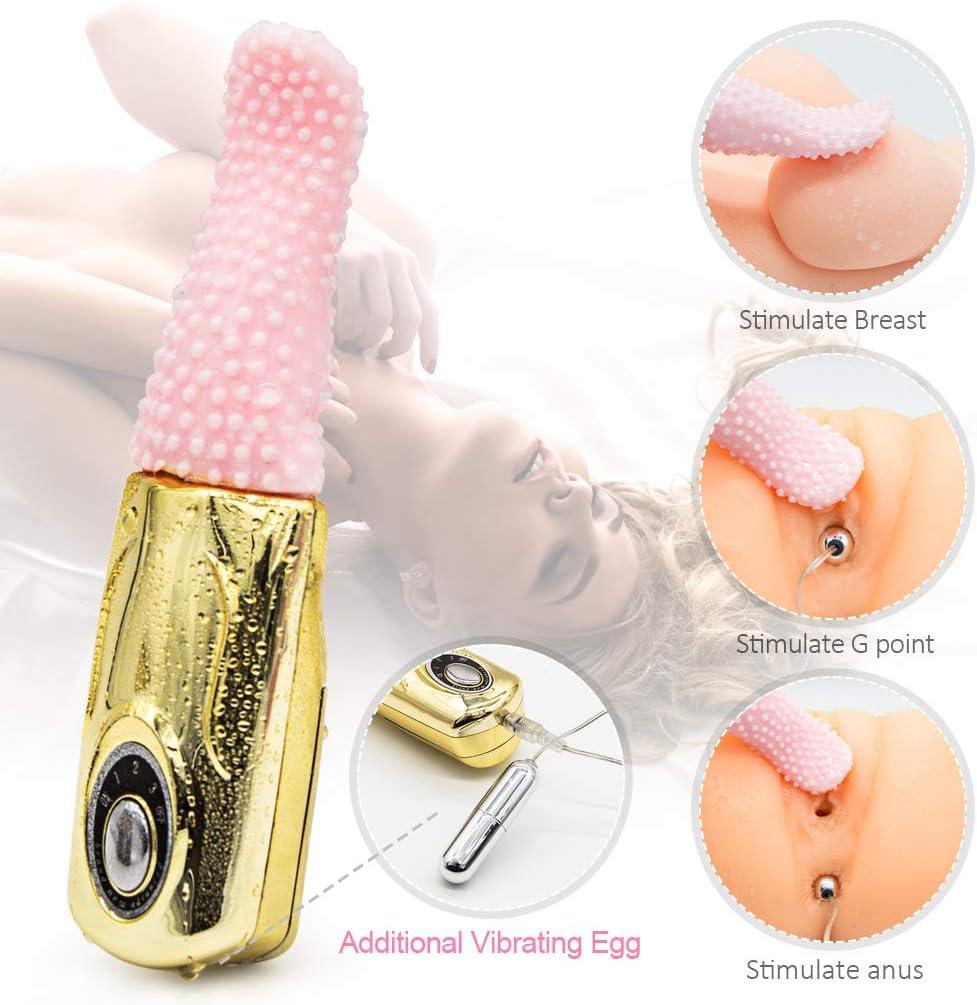 Protable 7.3 inch Líckíńg Thrusting Massaging Tools Handheld Rechargeable Pussey Licker Mástùbàtór Multiple Frequency Vibranting Six Toy for Women 100% Waterproof Tshirt