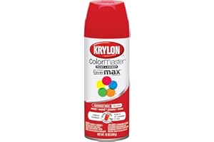 Krylon K05210807 ColorMaster Paint + Primer, Gloss, Banner Red, 12 oz.