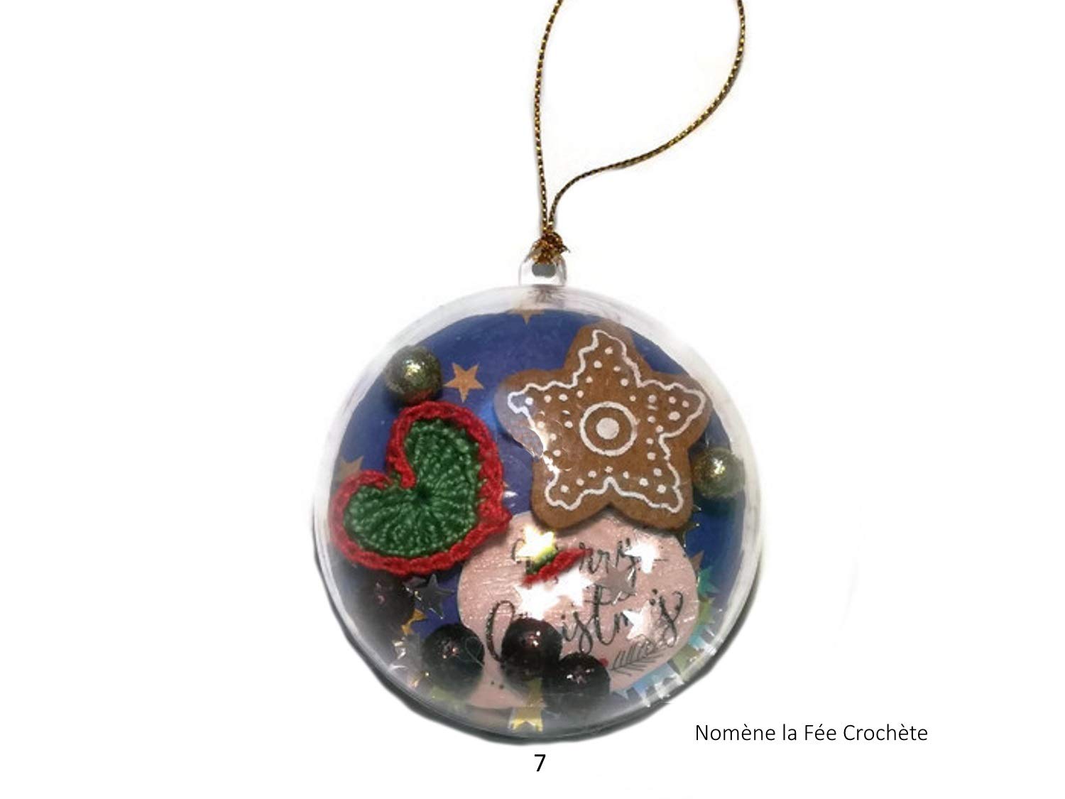 Sphere De Verre Qui Orne Le Sapin